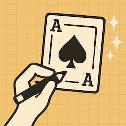 Card Sketch Magic Icon